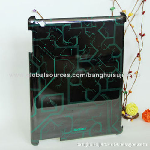 PC + IML Case for iPad 2/3/4 with Attractive Pattern, Customized Orders Welcomed